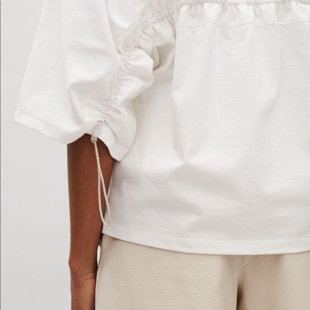 COS White Drawstring Top - Picture 4 of 7